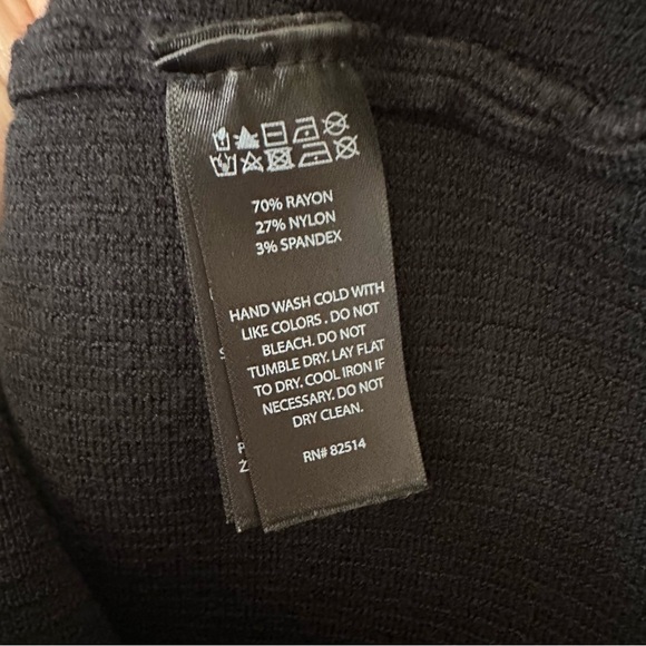 House of Harlow 1960 Black Ribbed Mini Dress - Picture 6 of 10